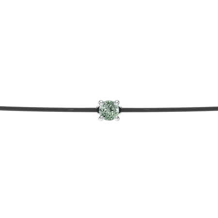 Bracelet cordon saphir vert Lune de Miel - 1