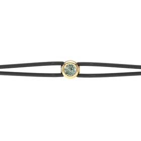Bracelet cordon saphir vert Nuit de Noces - 2