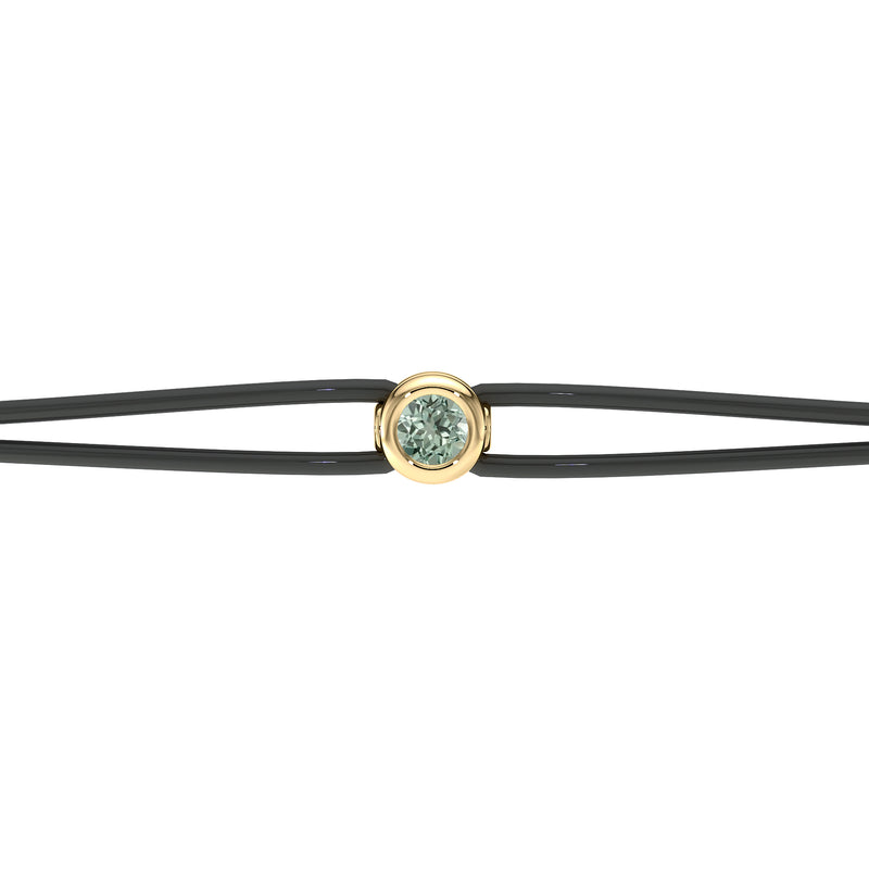 Bracelet cordon saphir vert Nuit de Noces - 2