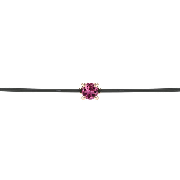 Bracelet cordon tourmaline Lune de Miel - 1