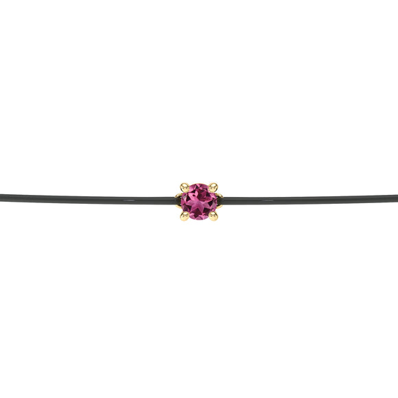 Bracelet cordon tourmaline Lune de Miel - 1