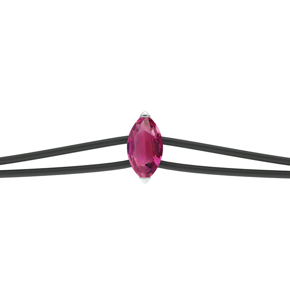 Bracelet cordon tourmaline Lune de Miel - 2