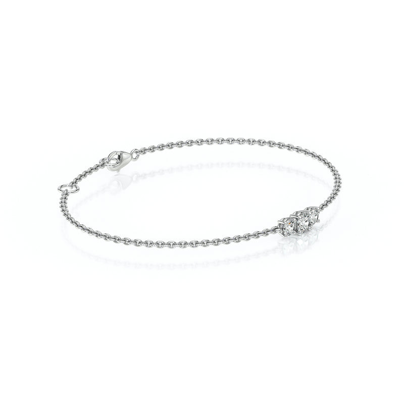 Bracelet saphir rose Lune de Miel - 2