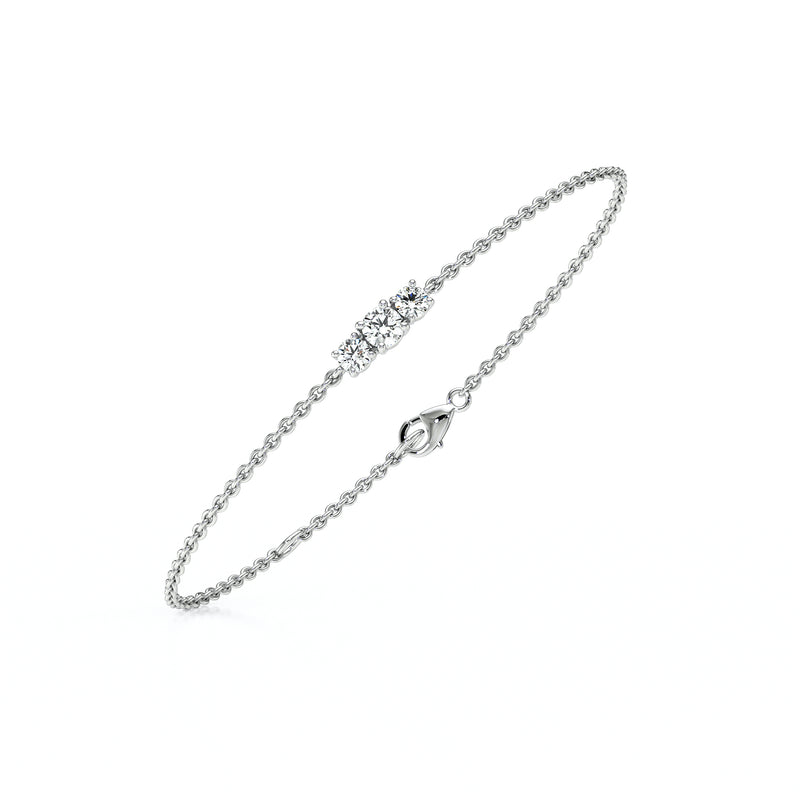 Bracelet saphir rose Lune de Miel - 2