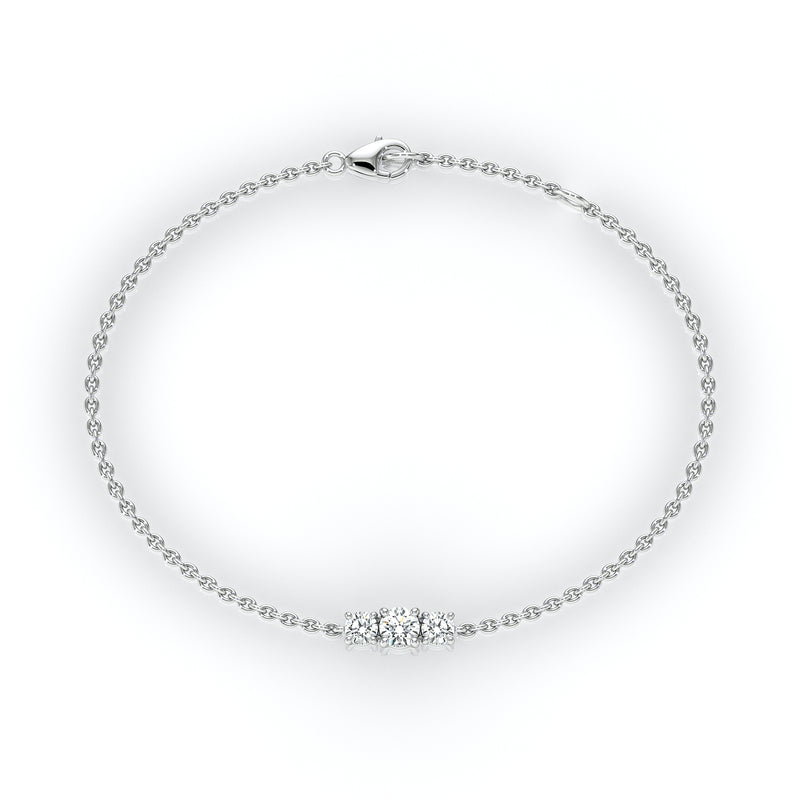 Bracelet saphir rose Lune de Miel - 2