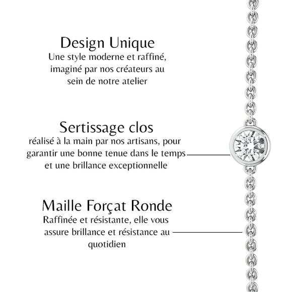 Bracelet diamant Nuit de Noces - 1