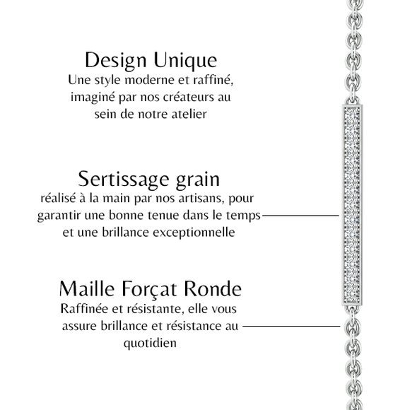 Bracelet diamant Tout près de Toi - 2