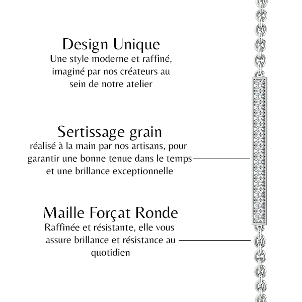 Bracelet diamant Tout près de Toi - 2