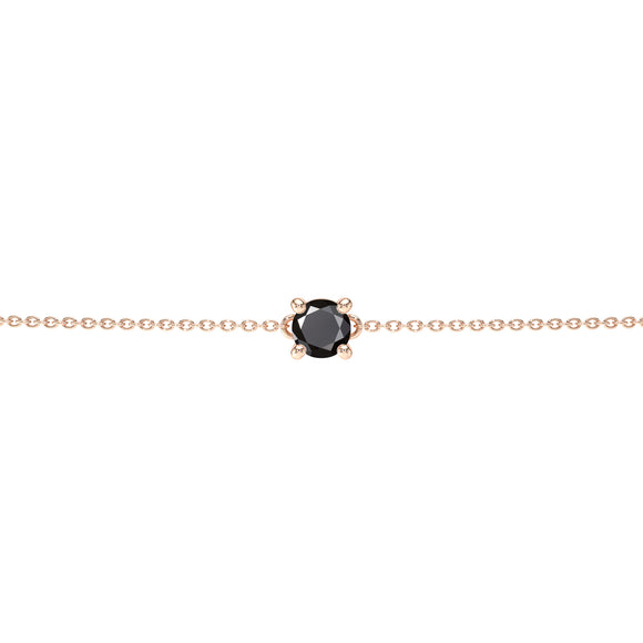 Bracelet diamant noir Lune de Miel - 1