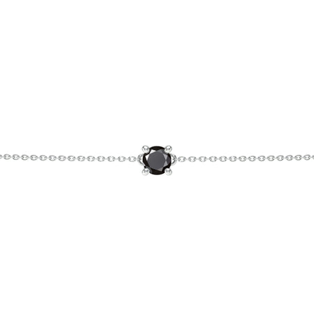 Bracelet diamant noir Lune de Miel - 1