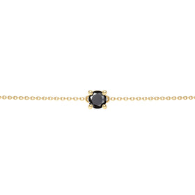 Bracelet diamant noir Lune de Miel - 1