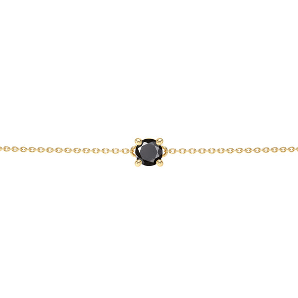 Bracelet diamant noir Lune de Miel - 1