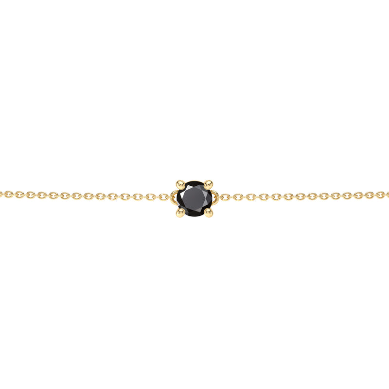 Bracelet diamant noir Lune de Miel - 1