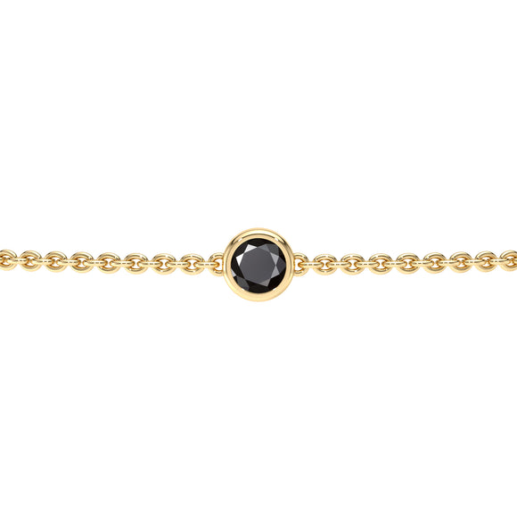Bracelet diamant noir Nuit de Noces - 1