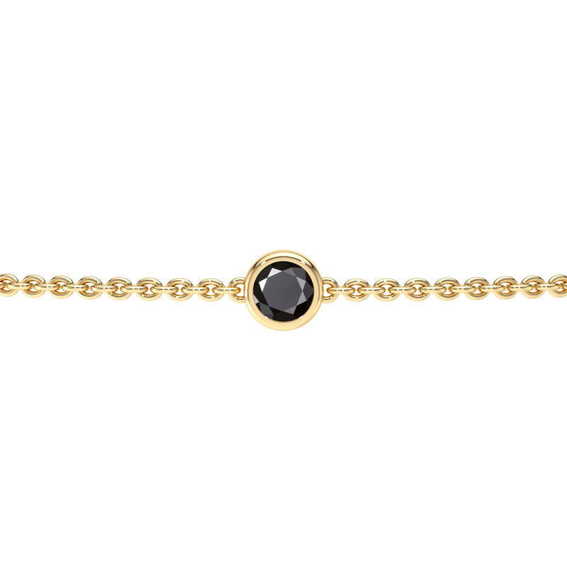 Bracelet diamant noir Nuit de Noces - 1