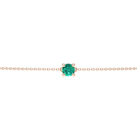 Bracelet émeraude Lune de Miel - 1