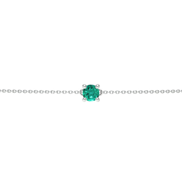 Bracelet émeraude Lune de Miel - 1
