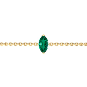 Bracelet émeraude Lune de Miel - 2