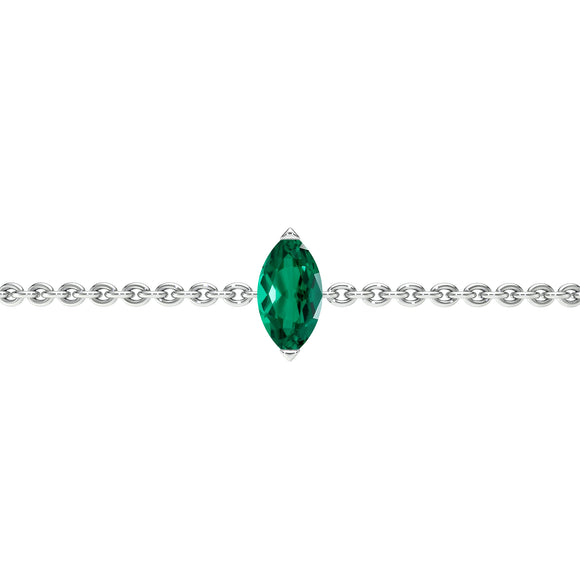 Bracelet émeraude Lune de Miel - 2