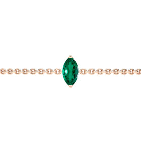 Bracelet émeraude Lune de Miel - 2