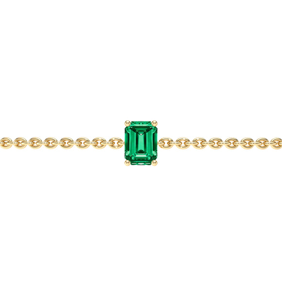 Bracelet émeraude Lune de Miel - 3