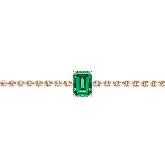 Bracelet émeraude Lune de Miel - 3