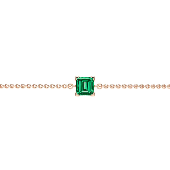 Bracelet émeraude Lune de Miel - 7
