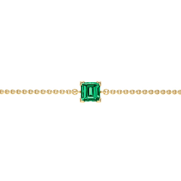 Bracelet émeraude Lune de Miel - 7