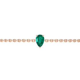 Bracelet émeraude Lune de Miel - 4