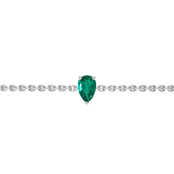 Bracelet émeraude Lune de Miel - 4