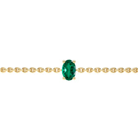Bracelet émeraude Lune de Miel - 5