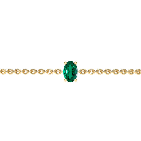 Bracelet émeraude Lune de Miel - 5