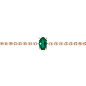 Bracelet émeraude Lune de Miel - 5