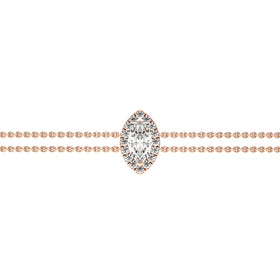 Bracelet entourage diamant Coup de Foudre - 2