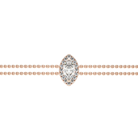 Bracelet entourage diamant Coup de Foudre - 2