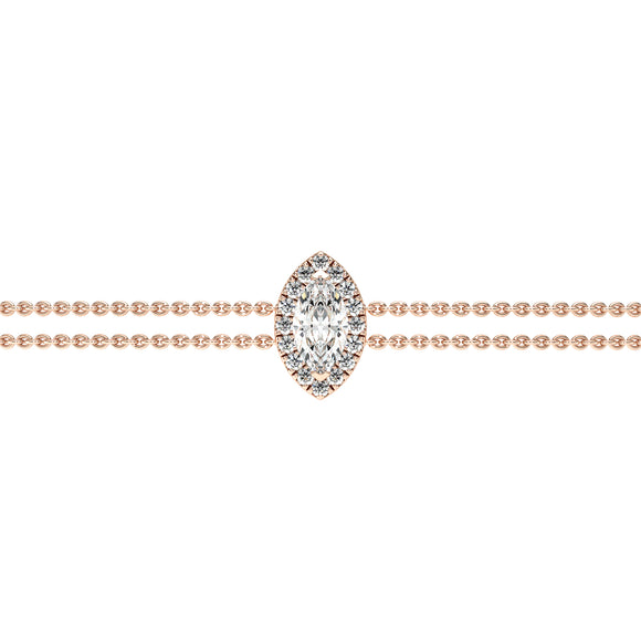 Bracelet entourage diamant Coup de Foudre - 2