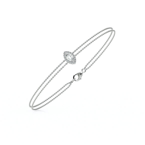 Bracelet entourage diamant Coup de Foudre - 2