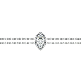 Bracelet entourage diamant Coup de Foudre - 2