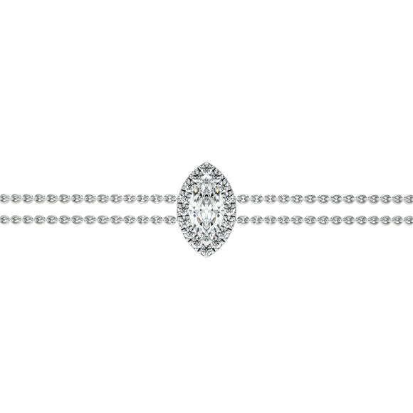 Bracelet entourage diamant Coup de Foudre - 2