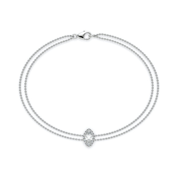 Bracelet entourage diamant Coup de Foudre - 2