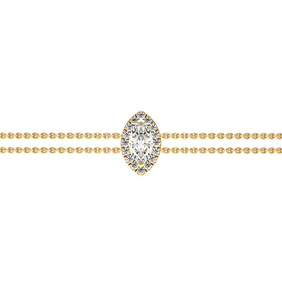 Bracelet entourage diamant Coup de Foudre - 2
