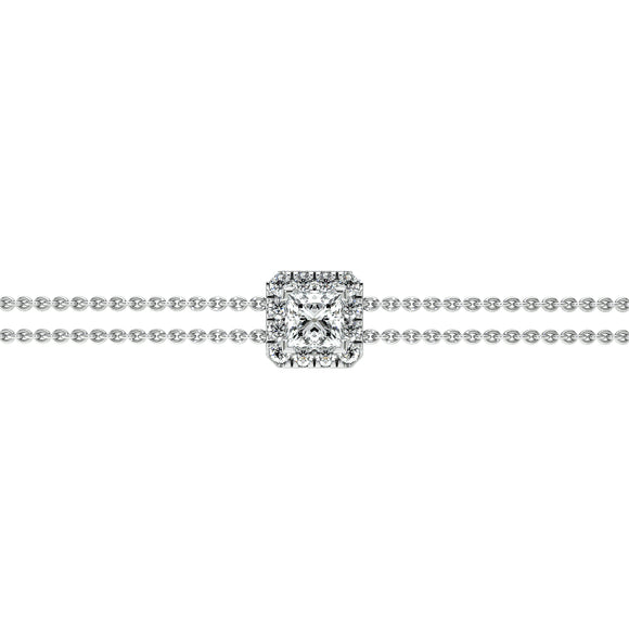 Bracelet entourage diamant Coup de Foudre - 3