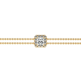 Bracelet entourage diamant Coup de Foudre - 3
