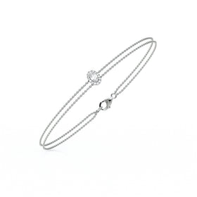 Bracelet entourage diamant Coup de Foudre - 4