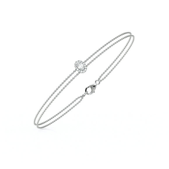 Bracelet entourage diamant Coup de Foudre - 4