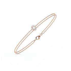Bracelet entourage diamant Coup de Foudre - 4