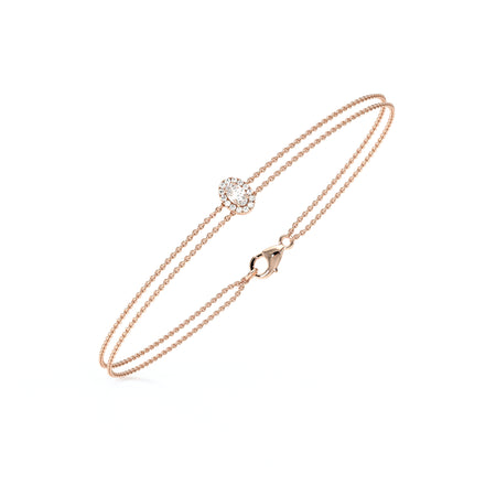 Bracelet entourage diamant Coup de Foudre - 4