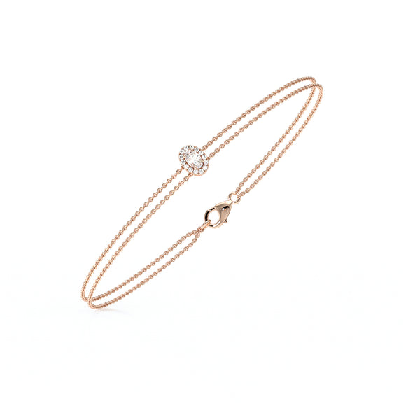 Bracelet entourage diamant Coup de Foudre - 4