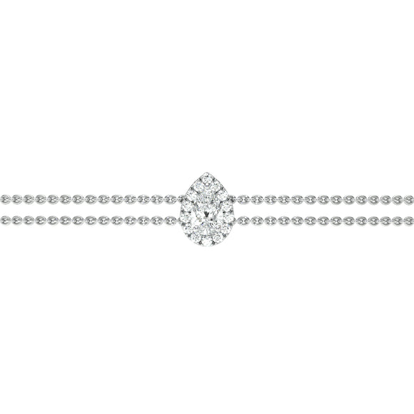 Bracelet entourage diamant Coup de Foudre - 5