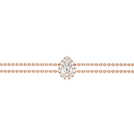 Bracelet entourage diamant Coup de Foudre - 5